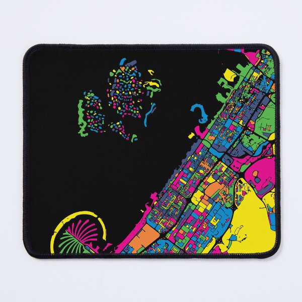 Item preview, Dubai UAE City Map Pop Art Travel designed and sold by Stadify.