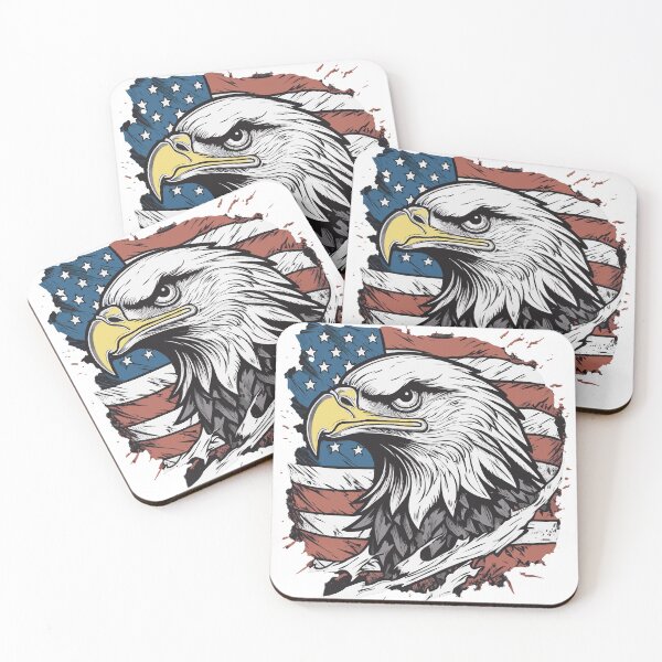 Item preview, American Eagle on Battered Flag designed and sold by Silverback Originals.
