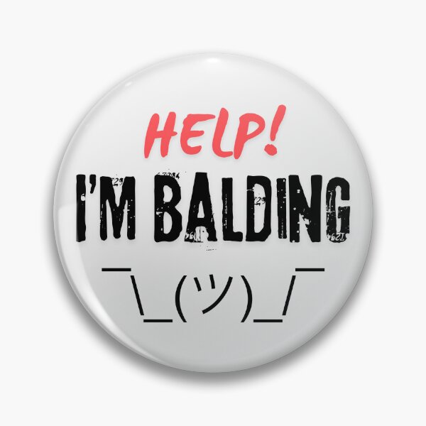 Item preview, Help, I'm Balding designed and sold by GoblinBoutique.
