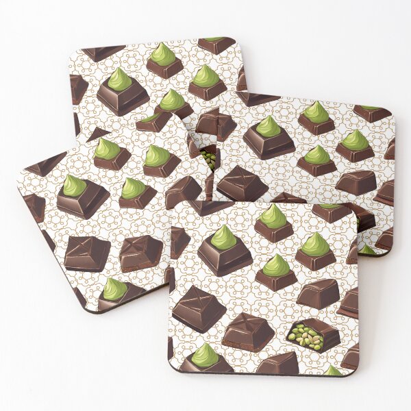 Item preview, Luxury Pistachio Chocolate | Gourmet Dessert Pattern for Home & Fashion designed and sold by Art Garden.