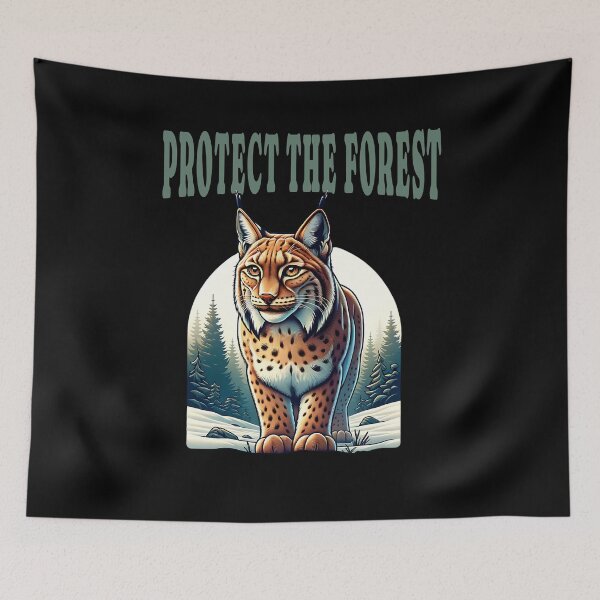 Item preview, Protect the forest - cool nature conservation design designed and sold by ReneMM.
