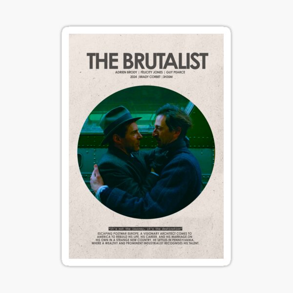 Item preview, The Brutalist designed and sold by TeeSnoop.