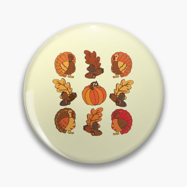 Item preview, Thanksgiving Turkeys, Pumpkins and Fall Leaves designed and sold by Kristine Kisman.