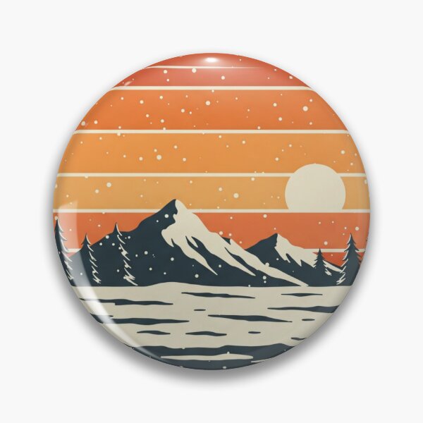 Item preview, Snowy Sunset designed and sold by Tw1nsAIArt.