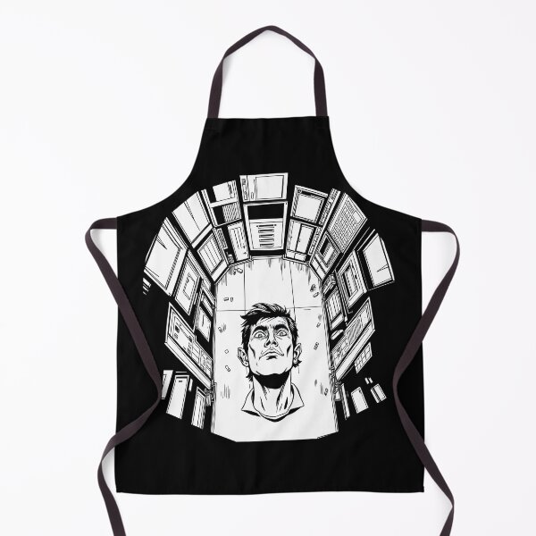 Item preview, Paranoid Mind: Comic-Style Dark Illustration of a Head Encircled by Monitors designed and sold by WAUZ.