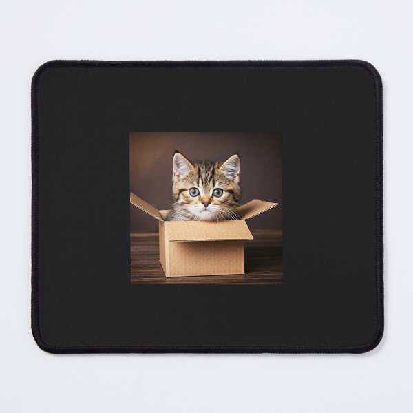 Item preview, Cute adorable Tabby kitten in a box designed and sold by Amazon Hermit Empire.
