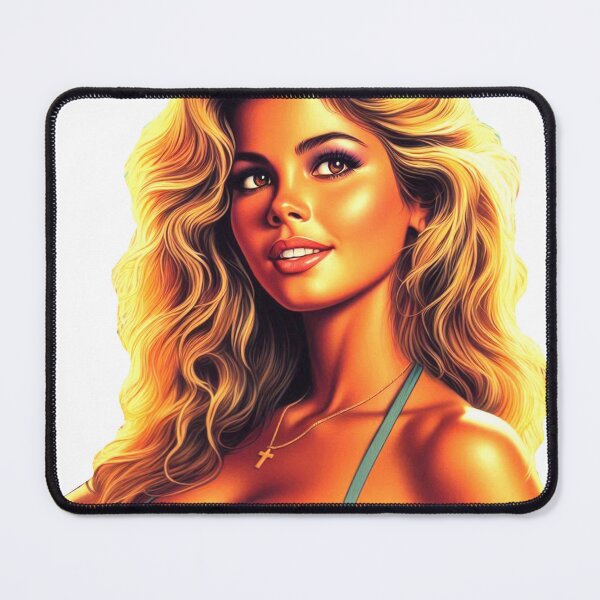 Item preview, Hot Blonde Girl designed and sold by PulpVintage.