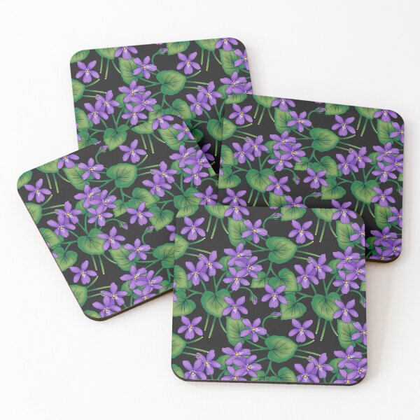 Item preview, Violets designed and sold by WyrdandWoven.
