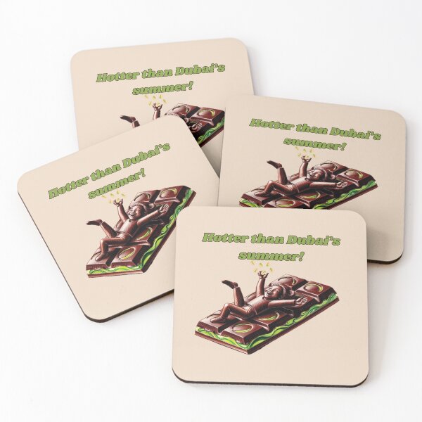 Item preview, Hotter Than Dubai’s Summer | Funny Chocolate Lover T-Shirt & Sticker designed and sold by Art Garden.