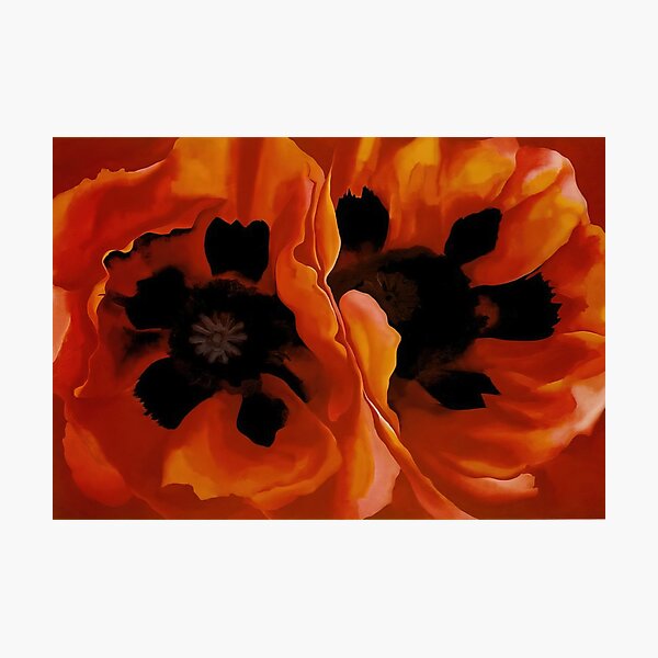 Aperçu de l'œuvre Pavots orientaux de Georgia Okeeffe créée et vendue par htanart.