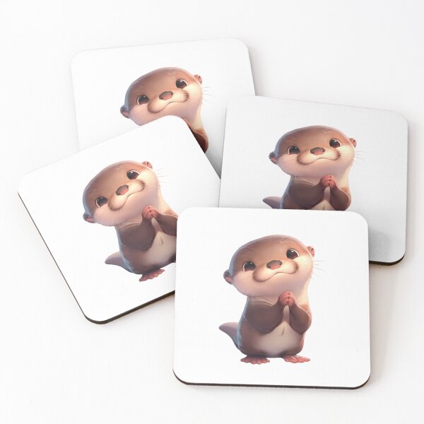 Item preview, Cute happy friend otter designed and sold by PatternFly.
