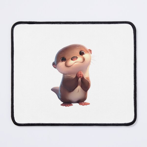 Item preview, Cute happy friend otter designed and sold by PatternFly.