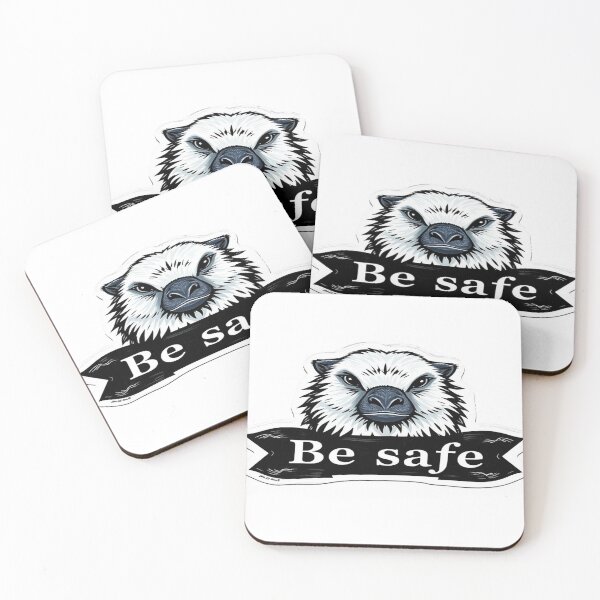 Item preview, Elegant black and white be safe sticker classic oil painting  designed and sold by Zoa220.