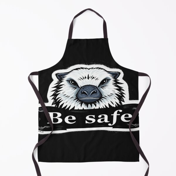 Item preview, Elegant black and white be safe sticker classic oil painting designed and sold by Zoa220.