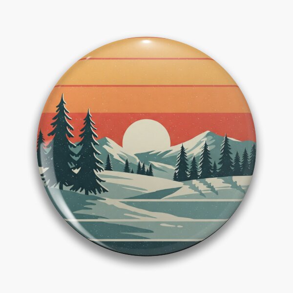 Item preview, Snowy Sunset designed and sold by Tw1nsAIArt.