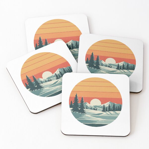Item preview, Snowy Sunset designed and sold by Tw1nsAIArt.
