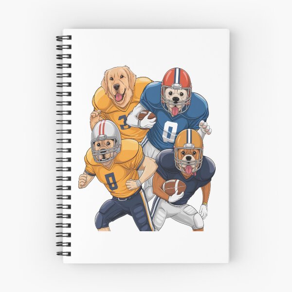 Item preview, Touchdown Team – Adorable Dogs in Football Gear designed and sold by Petpixy.