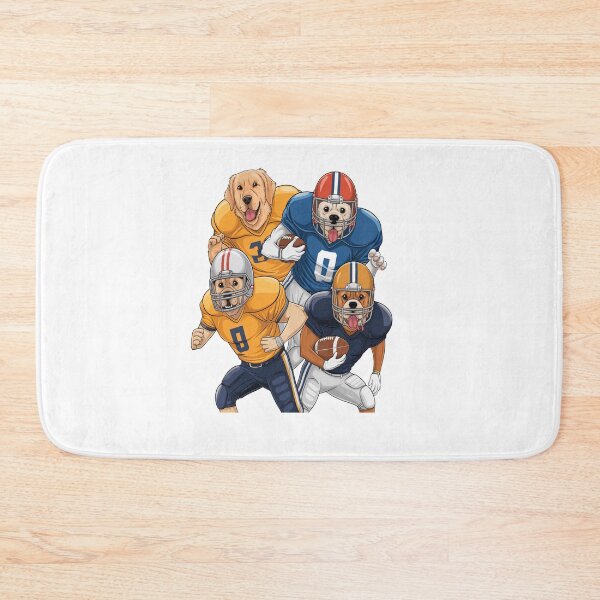 Item preview, Touchdown Team – Adorable Dogs in Football Gear designed and sold by Petpixy.