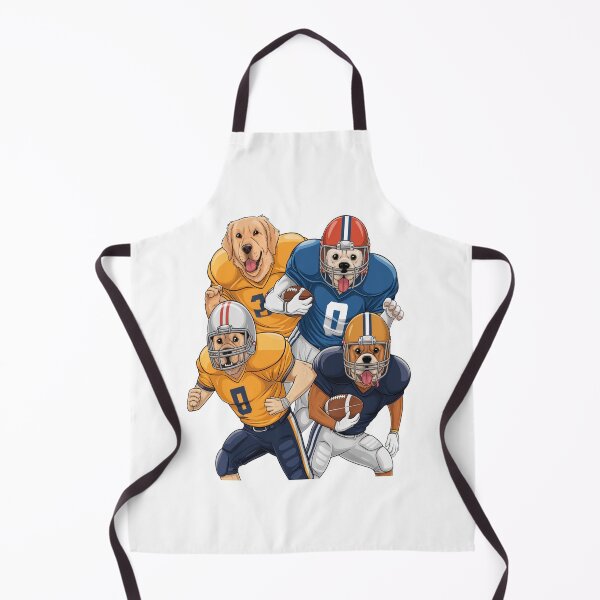 Item preview, Touchdown Team – Adorable Dogs in Football Gear designed and sold by Petpixy.