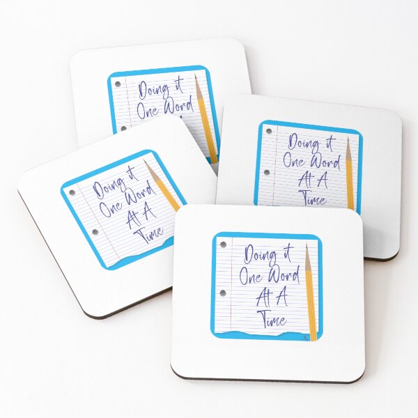 Item preview, One Word at a Time Fun Author Slogan designed and sold by mytshirtfort.