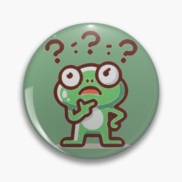 Artikelvorschau, Fragender Frosch entworfen und verkauft von TheaterOfHexe.
