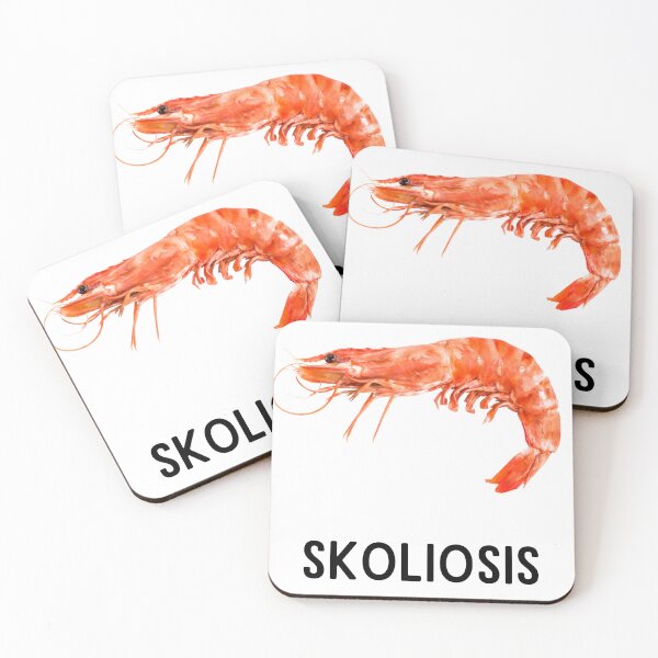 Item preview, Shrimp Prawn Skoliosis Funny T-Shirt Meme designed and sold by NatsDigitalArts.