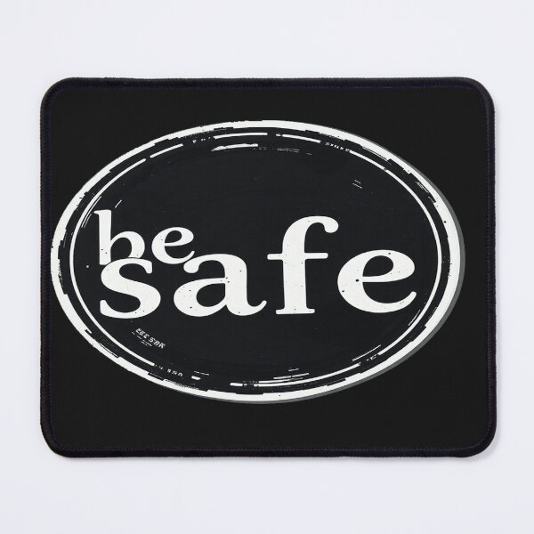 Item preview, Timeless and elegant black and white be safe stickers rendered in a classic oil painting  designed and sold by Zoa220.