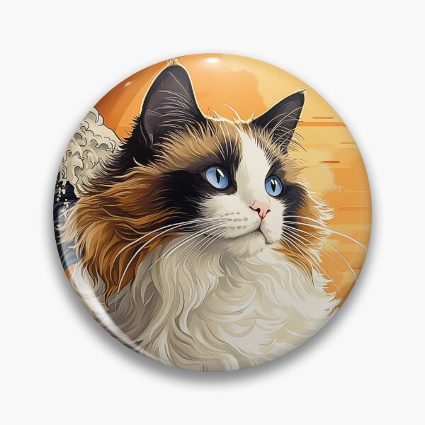 Item preview, Ragdoll Cat in the Waves designed and sold by PetsArt.