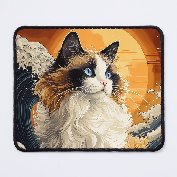 Item preview, Ragdoll Cat in the Waves designed and sold by PetsArt.