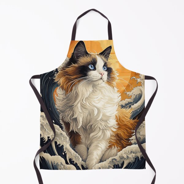 Item preview, Ragdoll Cat in the Waves designed and sold by PetsArt.