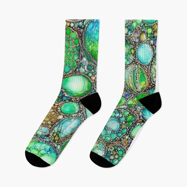 Item preview, Green Ink Bubbles designed and sold by  patchworkpersona.
