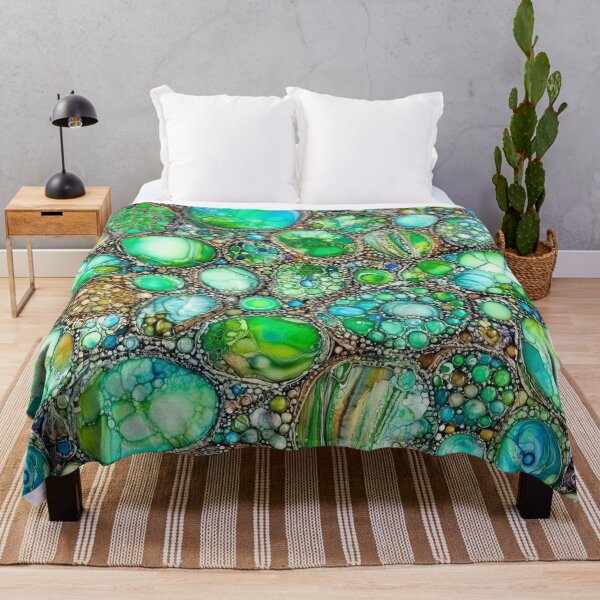 Item preview, Green Ink Bubbles designed and sold by patchworkpersona.