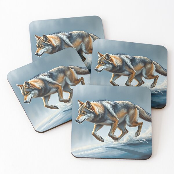 Item preview, Wild Wolf Oil Painting Style Nature Animal Art designed and sold by kakarikihill.