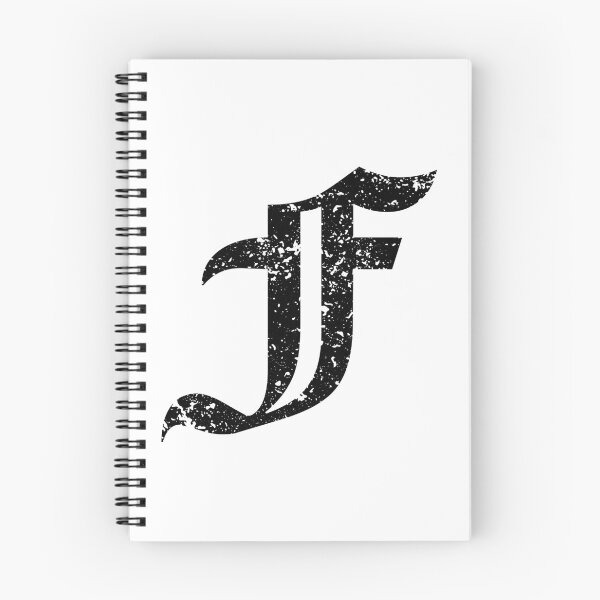 Item preview, Capital Letter F - Eroded / Distressed Gothic Blackletter Script / Old English Font (Black) designed and sold by STUDIO-72.