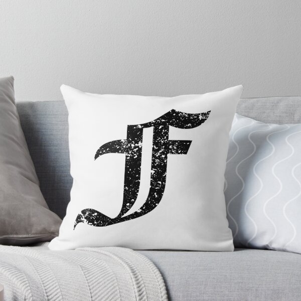 Item preview, Capital Letter F - Eroded / Distressed Gothic Blackletter Script / Old English Font (Black) designed and sold by STUDIO-72.