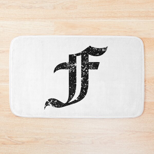 Item preview, Capital Letter F - Eroded / Distressed Gothic Blackletter Script / Old English Font (Black) designed and sold by STUDIO-72.