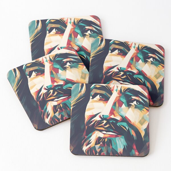 Item preview, Jesus abstract oil portrait designed and sold by Art by Dannalynn.