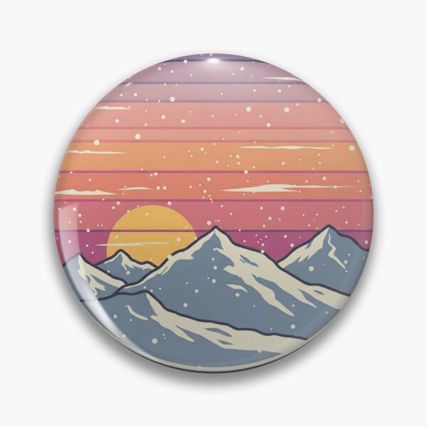 Item preview, Snowy Sunset designed and sold by Tw1nsAIArt.