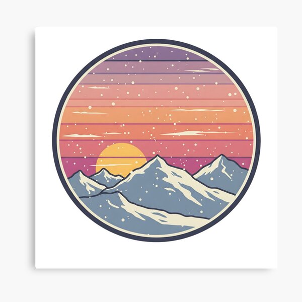 Item preview, Snowy Sunset designed and sold by Tw1nsAIArt.