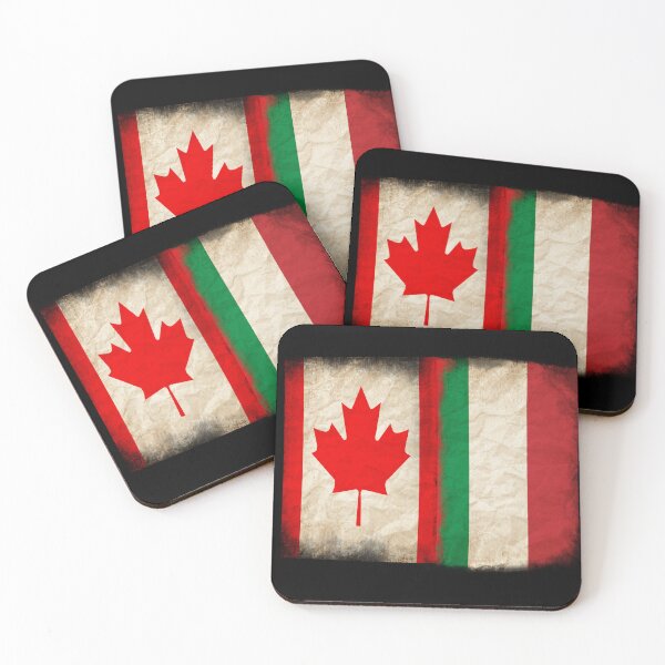 Item preview, Canadian Flag and Italy Flag Pride Wear Design.  Italian Roots designed and sold by LovelyHappyGift.