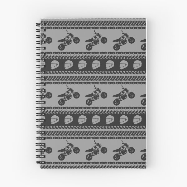 Item preview, Minibike Pattern - Greyscale designed and sold by Roundhouse Printing Works.