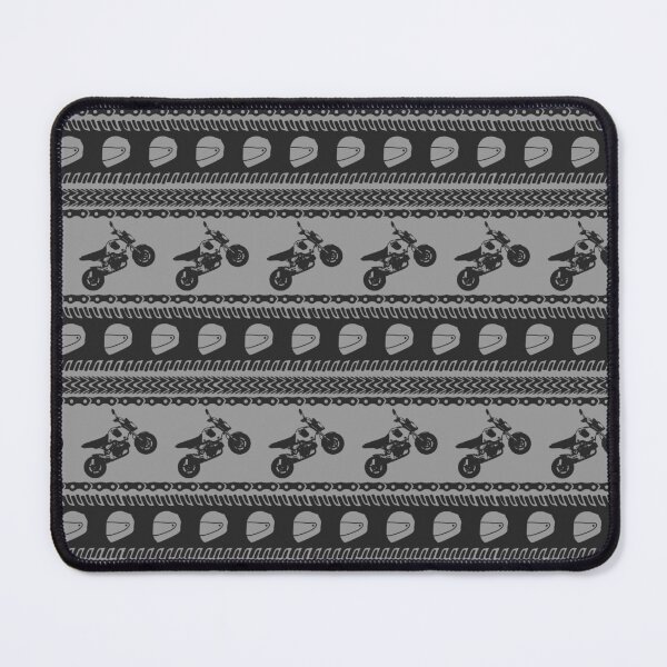 Item preview, Minibike Pattern - Greyscale designed and sold by Roundhouse Printing Works.