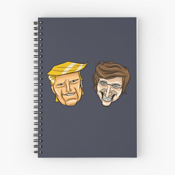 Item preview, Donald Trump and Javier Milei Caricatures designed and sold by MechanicalART.