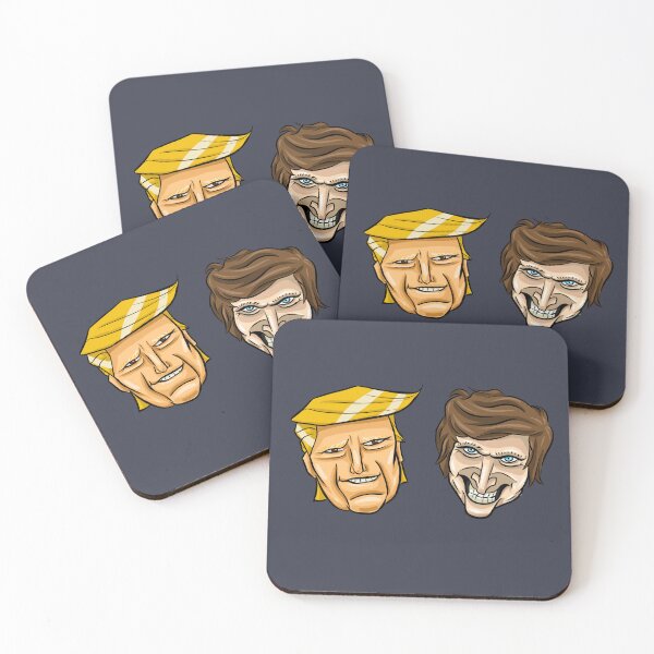 Item preview, Donald Trump and Javier Milei Caricatures designed and sold by MechanicalART.