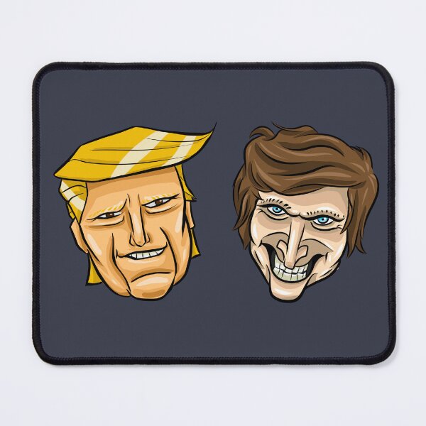 Item preview, Donald Trump and Javier Milei Caricatures designed and sold by MechanicalART.