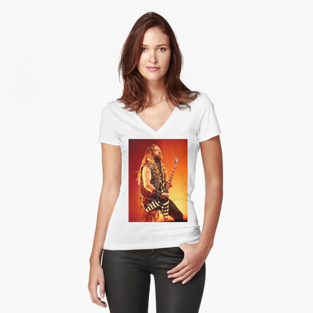 Item preview, Fitted V-Neck T-Shirt designed and sold by mondy4.