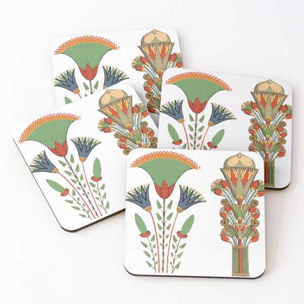 Item preview, Pharaonic Floral Motifs designed and sold by AhaPrint.