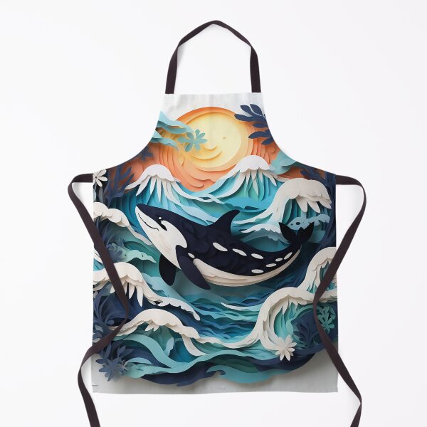 Item preview, Breaching Beauty: Layered Paper Orca designed and sold by tiltshiftearth.