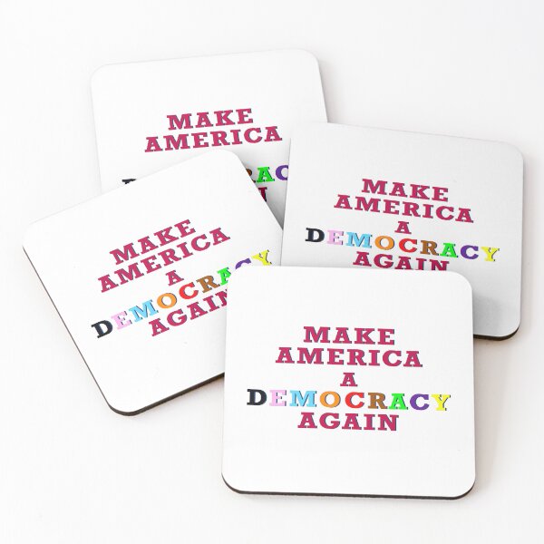 Item preview, Make America A Democracy Again designed and sold by miss bunny’s bungalow .