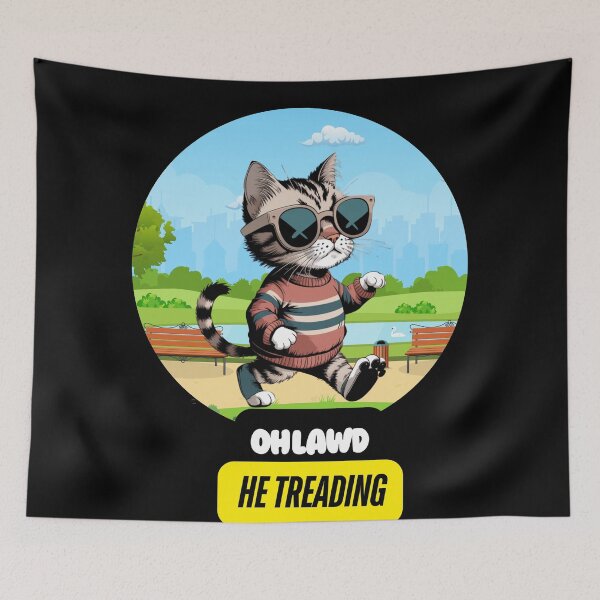 Item preview, Oh Lawd He Treading designed and sold by Echo Aesthetics.